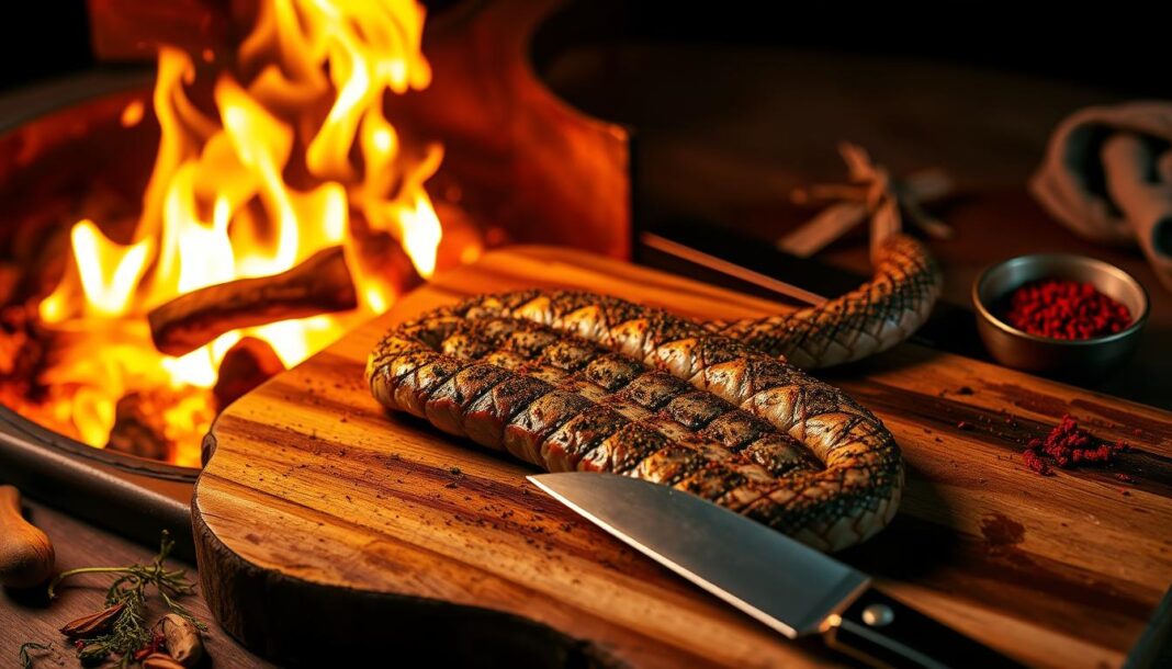 grilled snake