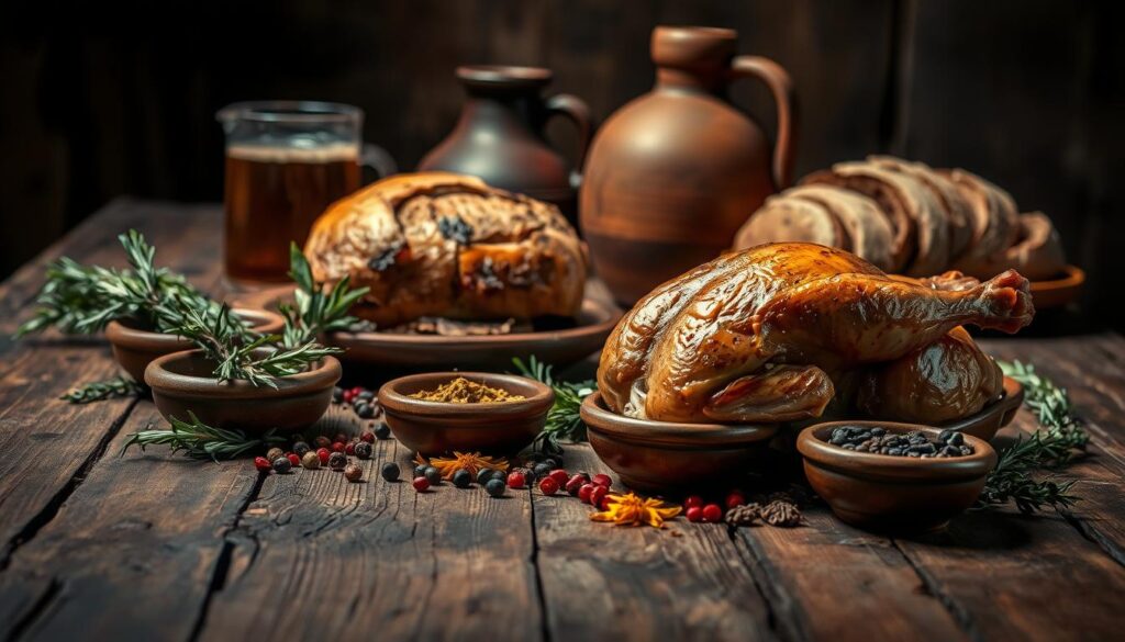 medieval chicken ingredients