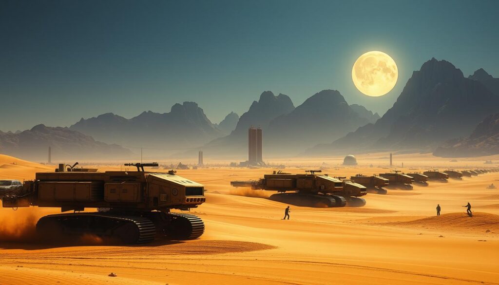 spice production on Arrakis